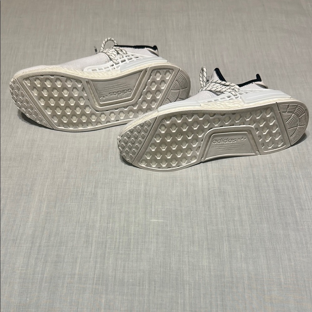 Adidas Pharrell Williams White and Black Sneakers - Picture 7 of 7